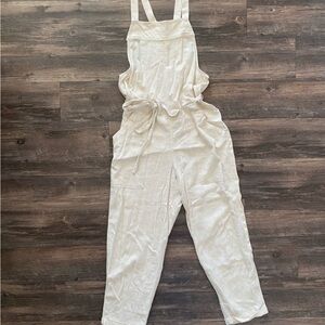 Casual Cream Jumpsuit